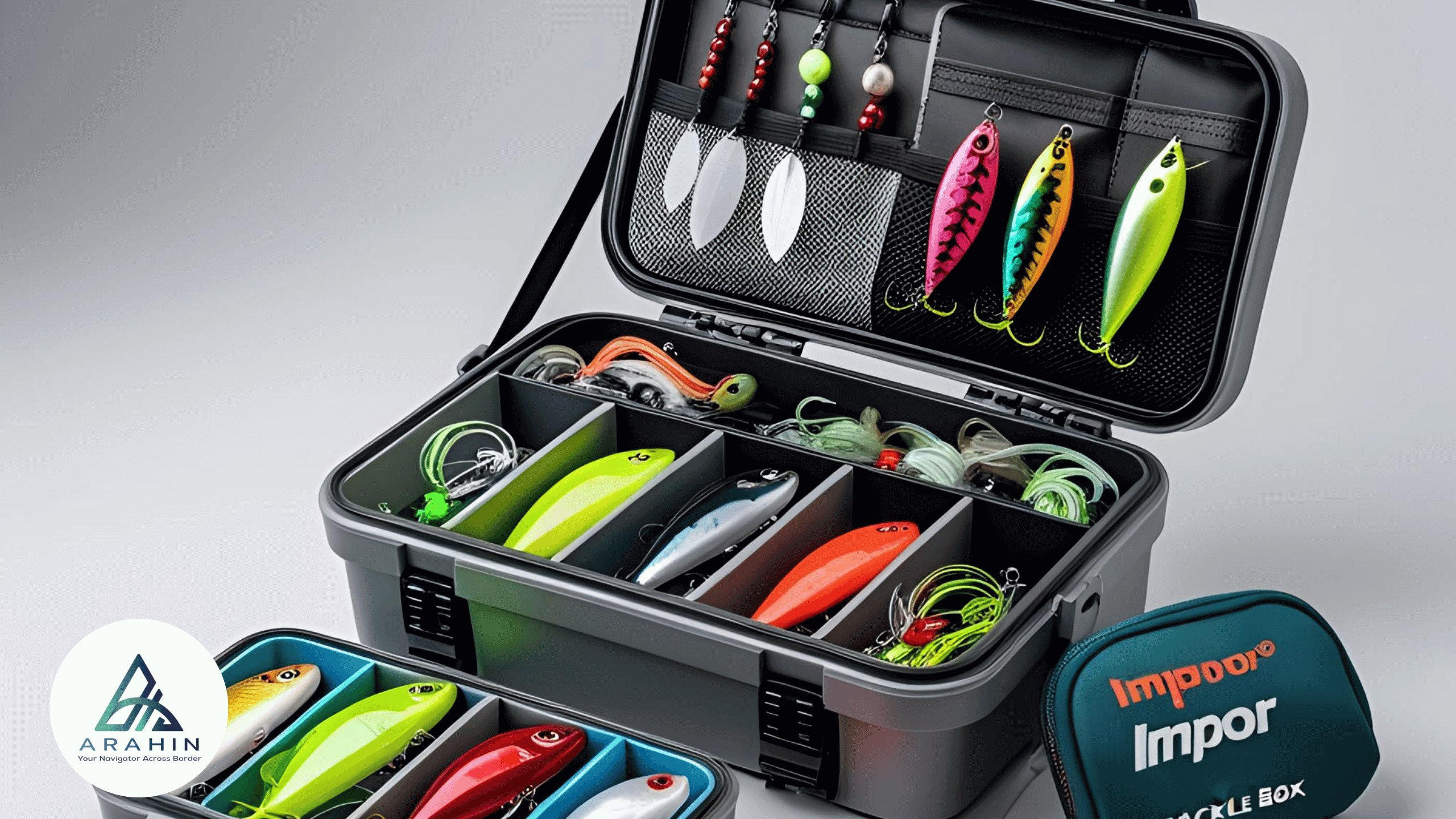 Impor tackle box dari china